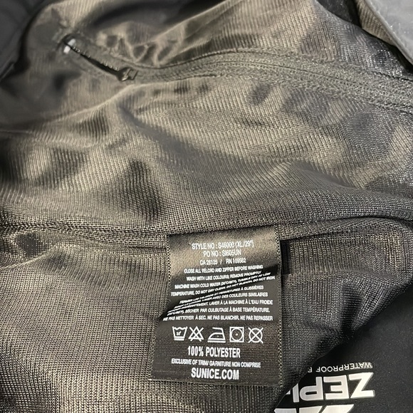 Sunice Typhoon Zephal Waterproof Breathable Stretch Pants Rain Snow XL Black - Picture 15 of 16